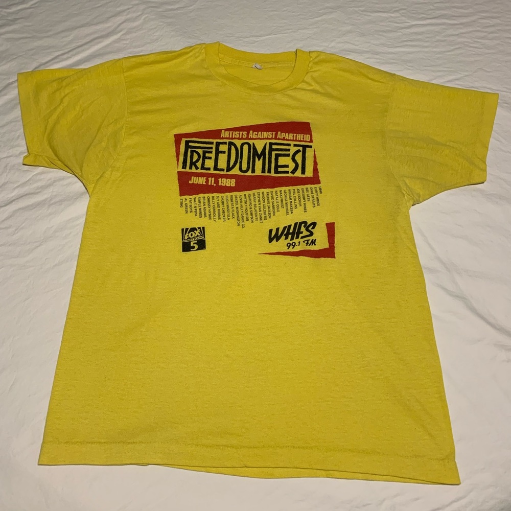Vintage Tee Adult Small - 1988 Freedomfest Concert